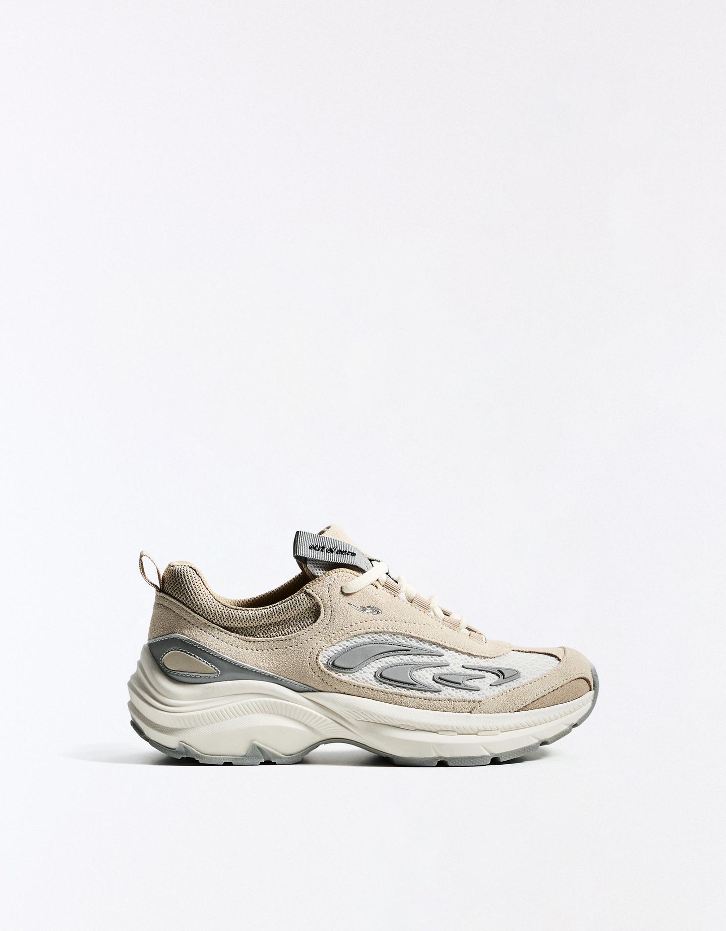 Bershka sportowe buty out of core kombinowany