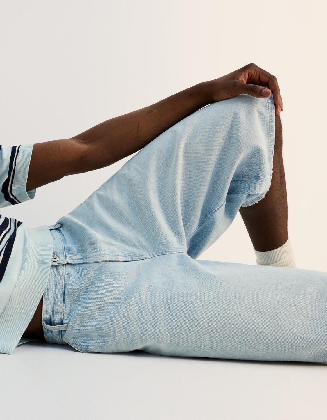 Denim skater Bermuda shorts