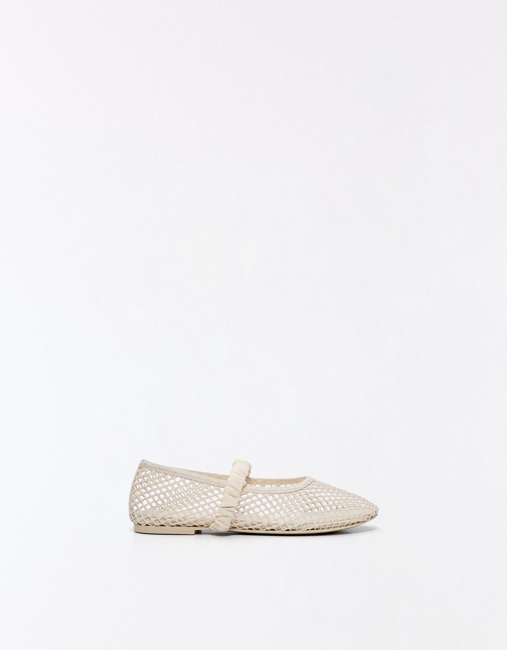Bershka Mesh baletka