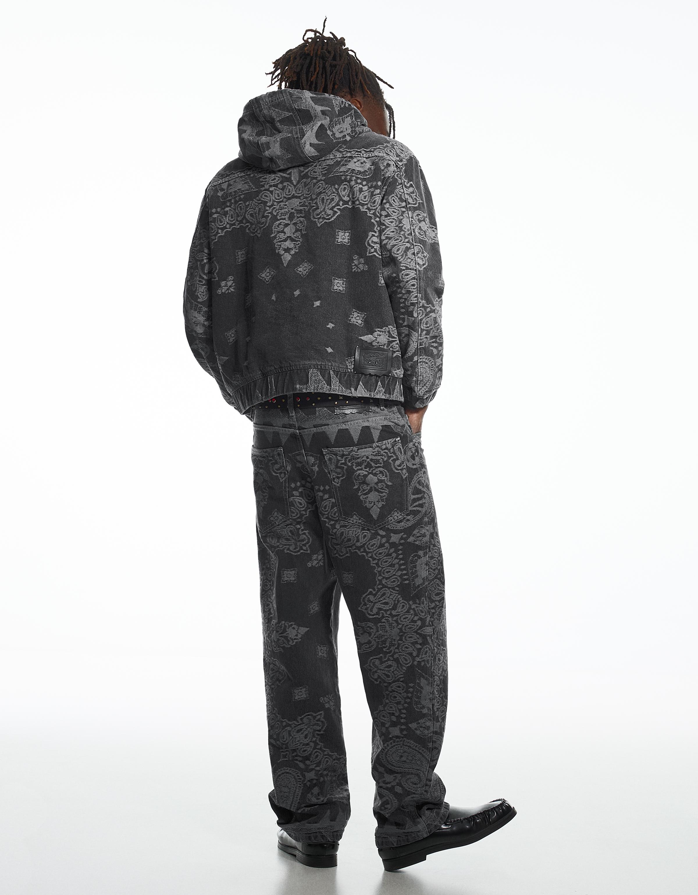 Bershka ARIES X Bershka baskılı, kapüşon detaylı ceket