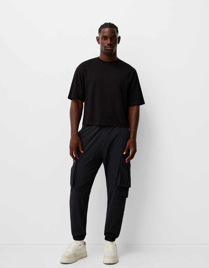 Pantalones Cargo Mujer Pantalones De Dos Colores Mujer Bershka