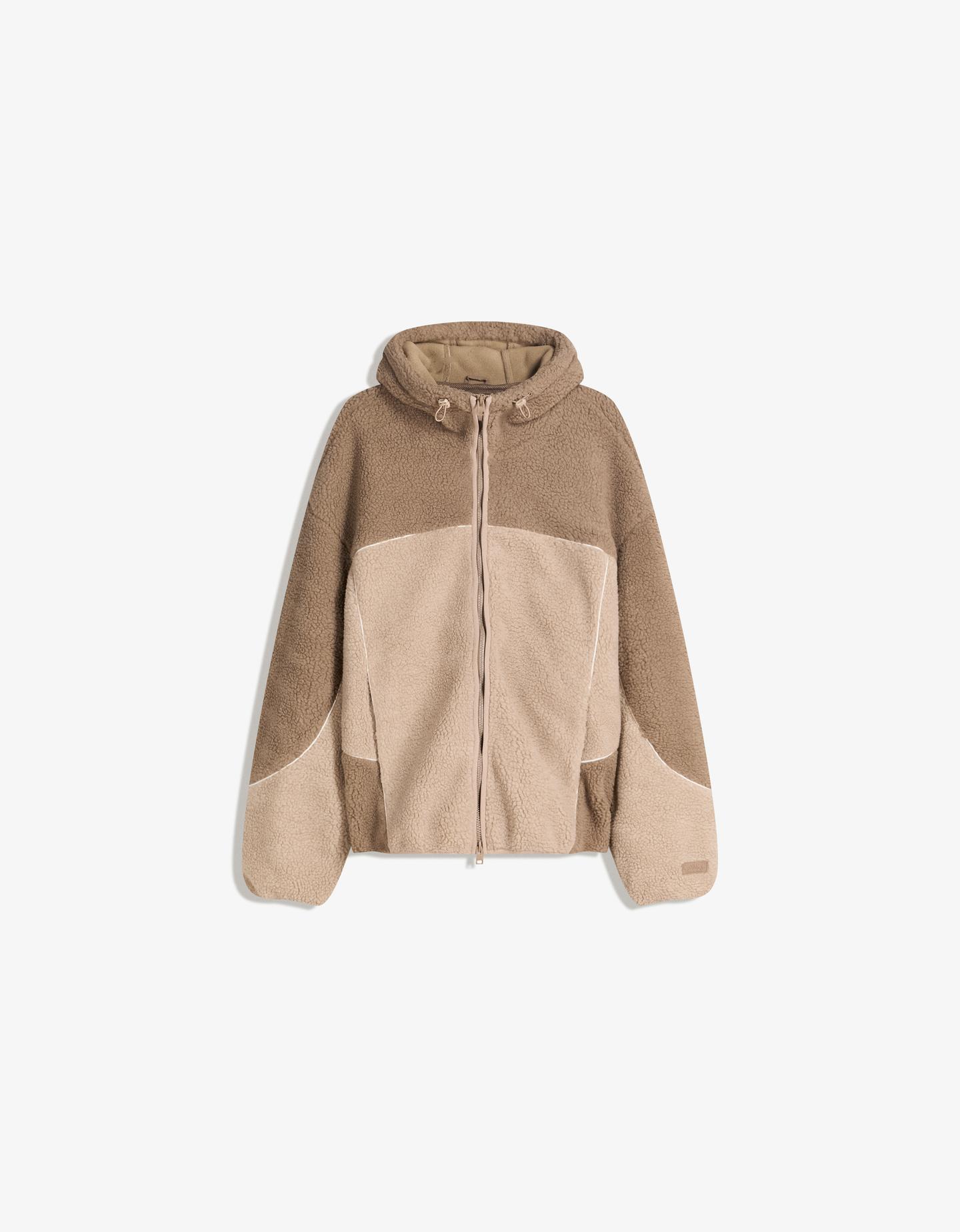 Bershka kurtka z kożuszka wielbłądzi