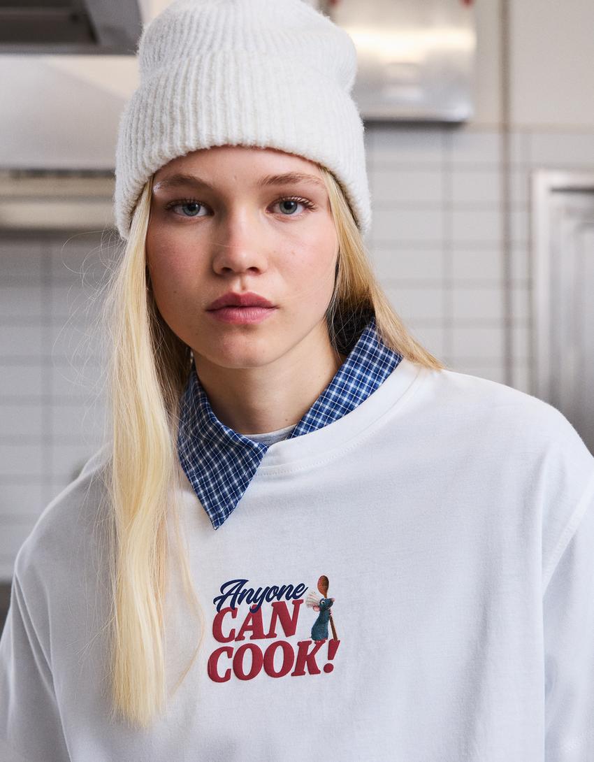 Ratatouille short sleeve print T-shirt-Off white