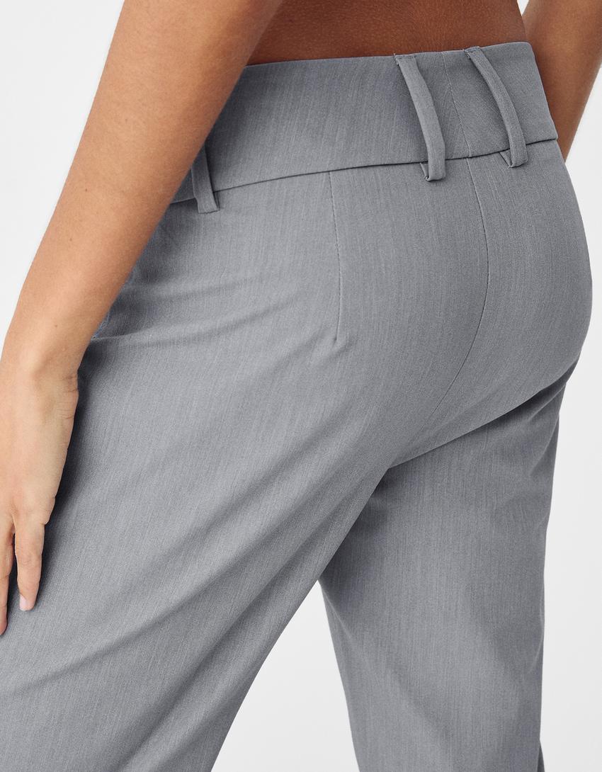 بنطال جرسي بقصّة رسمية-رمادي-3