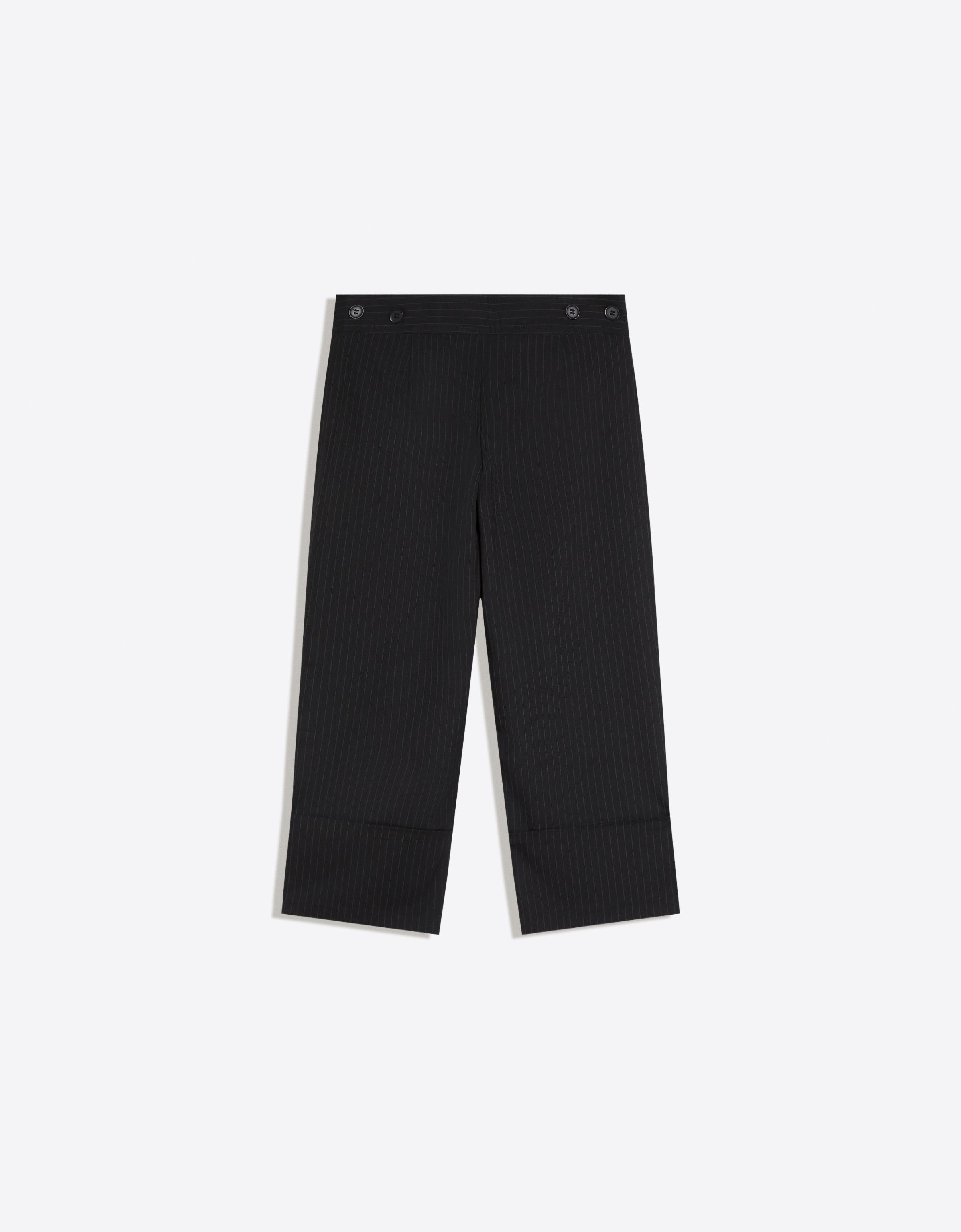 Bershka Geniş kıvrımlı kapri pantolon görsel 2