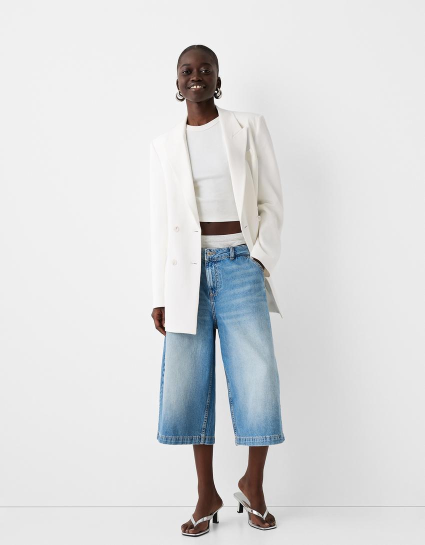 بليزر بصف أزرار مزدوج-كريمي-3