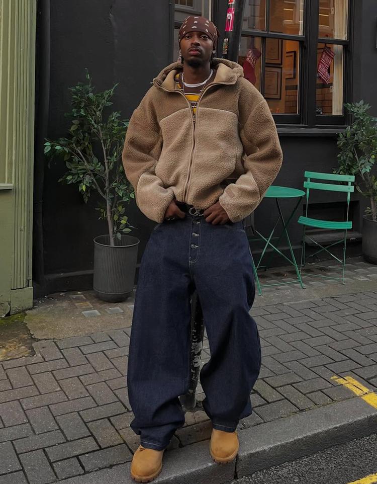 Faux shearling jacket