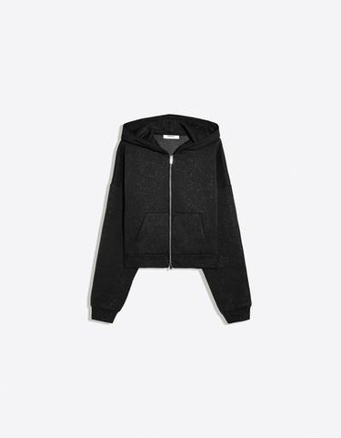 Rhinestone hoodie — Black 6