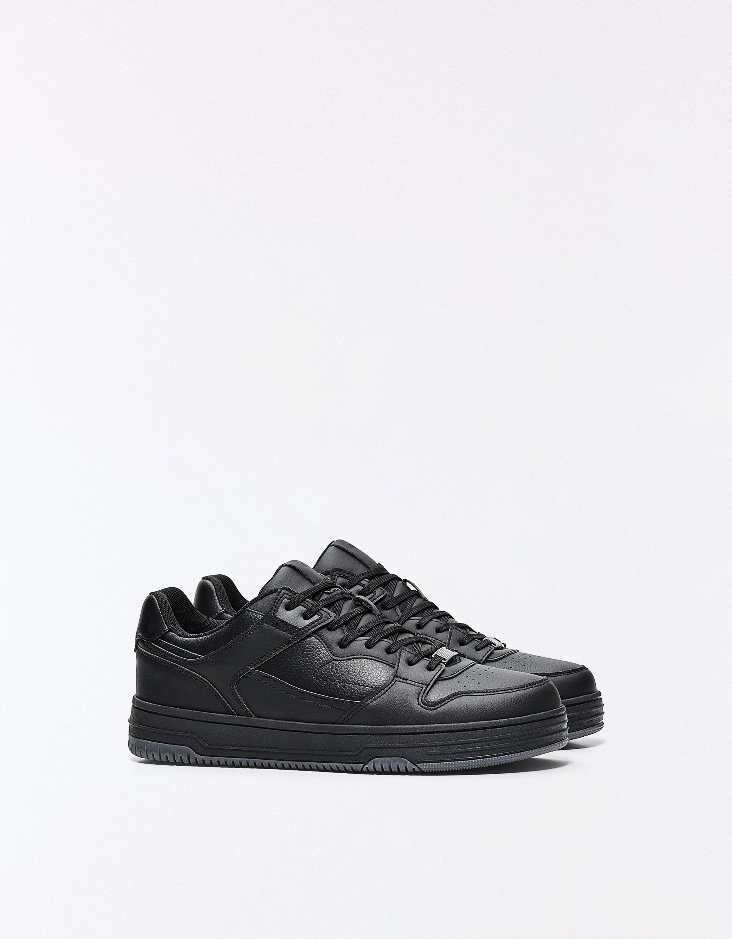 Bershka Zapatillas Volumen Hombre Negro
