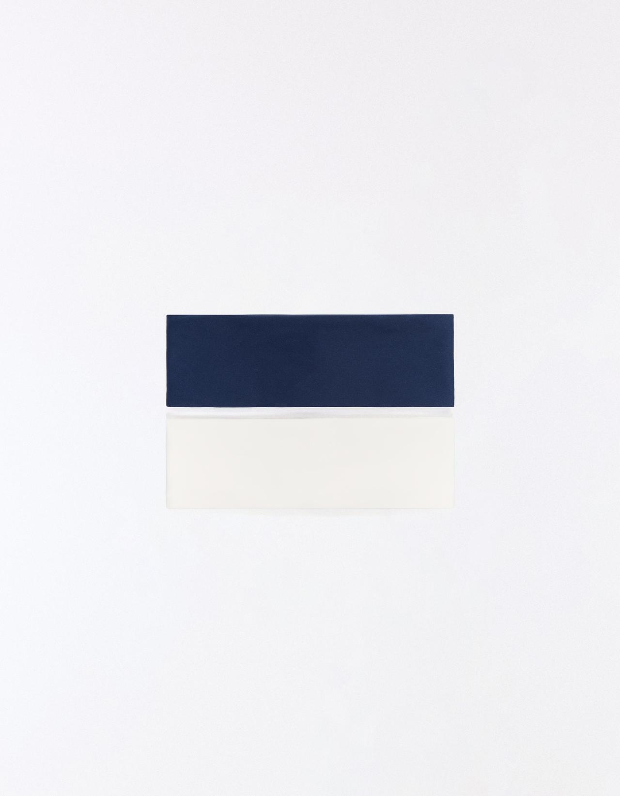 Pack of 2 non-slip hair bands — Navy