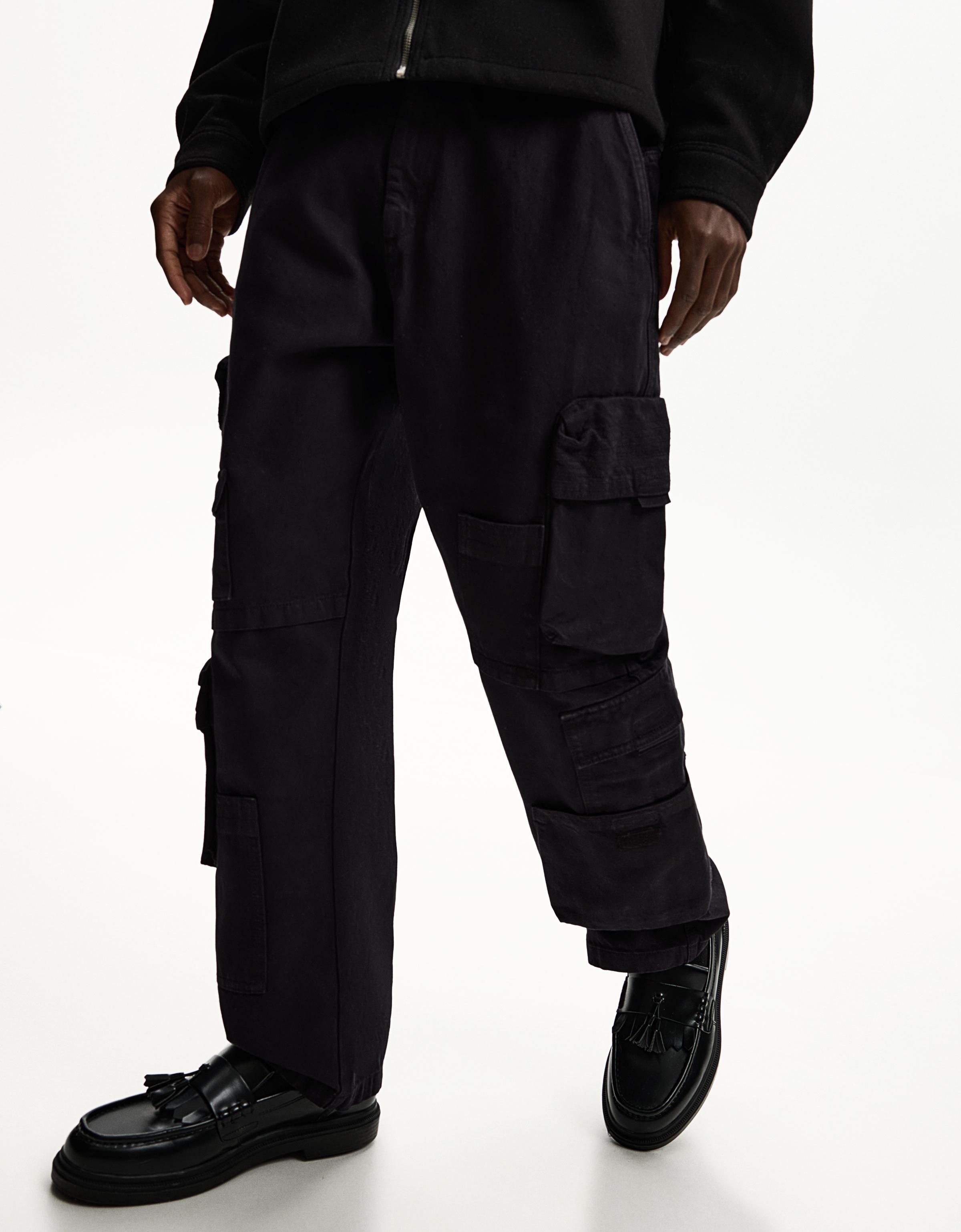 Multi-cargo baggy pants - Jeans - Men | Bershka