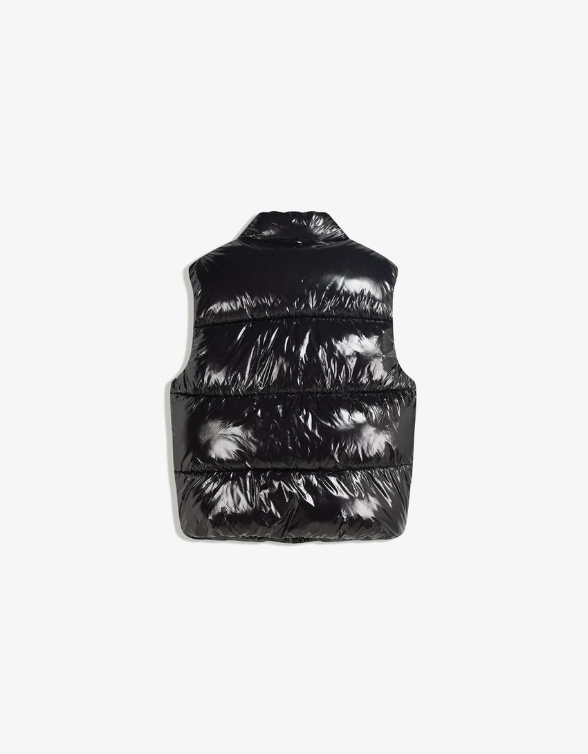 Gilet imbottito-Nero-1