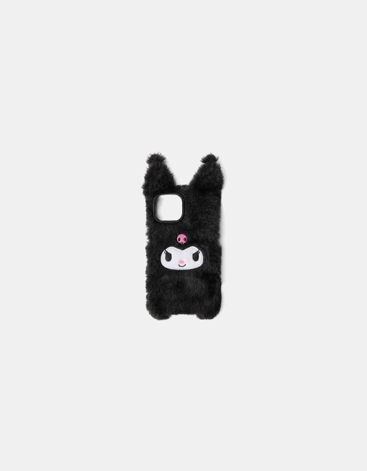 Bershka Custodia Per Cellulare Iphone Kuromi Peluche Donna Iphone 13 Nero