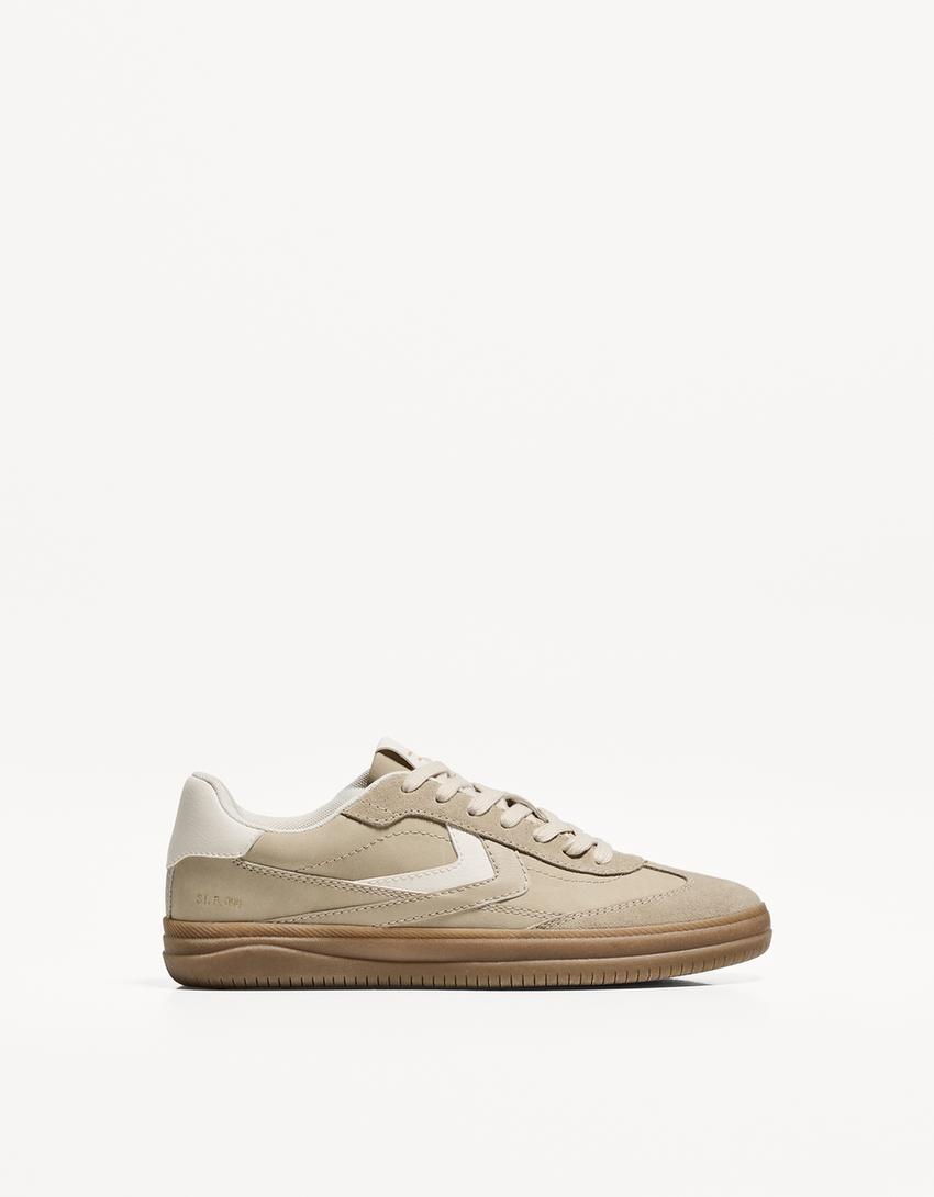 Retro trainers-SAND-0