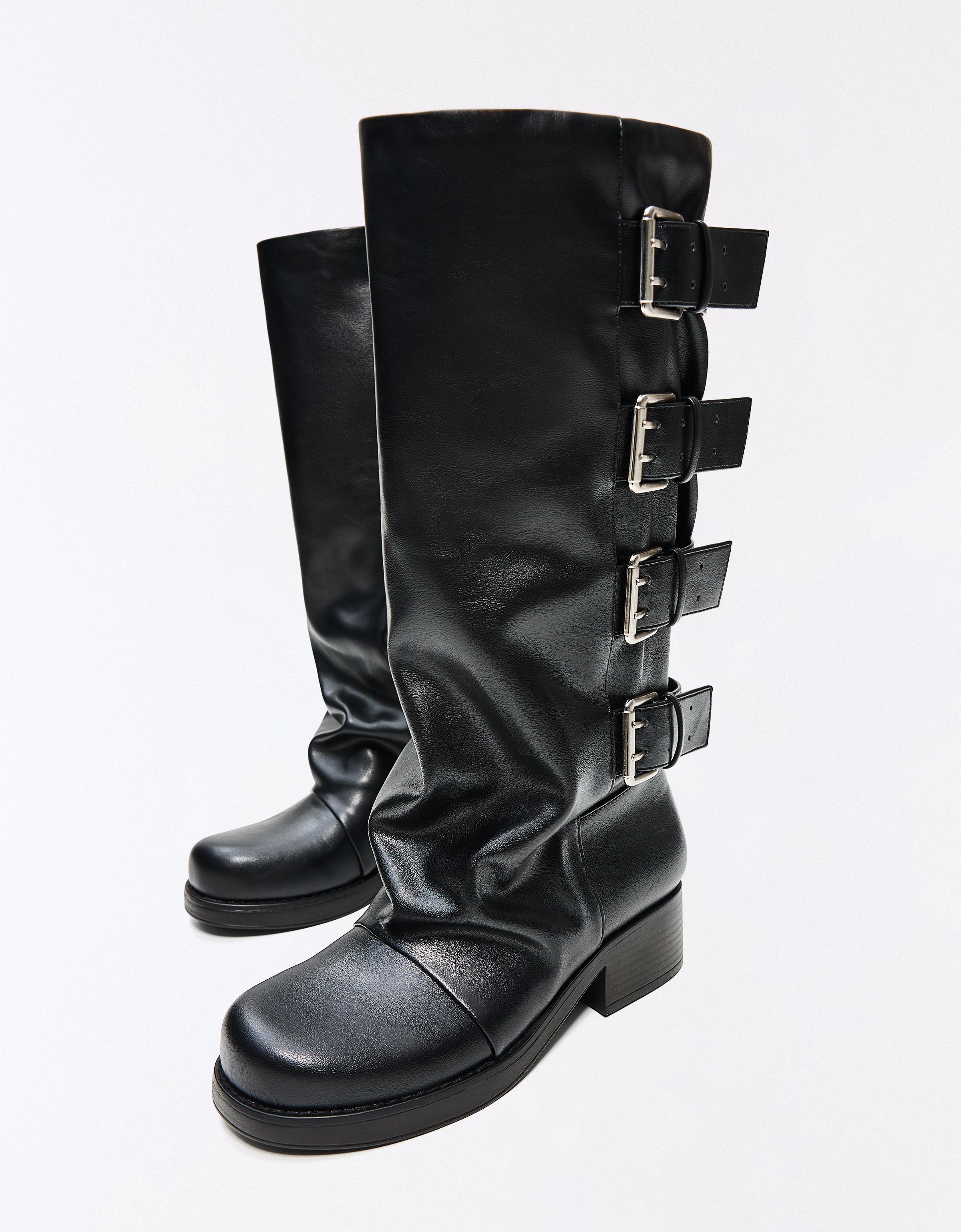 Biker boots — BLACK