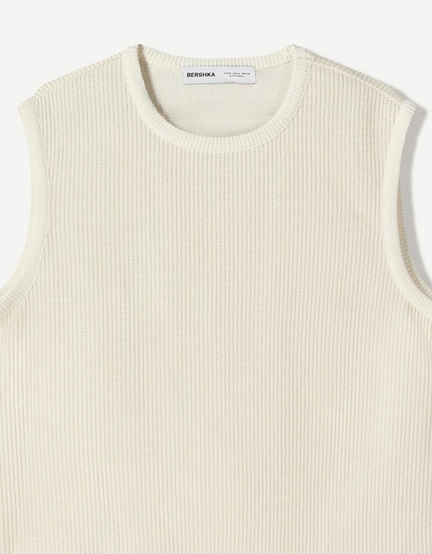 Worker waistcoat-Off white