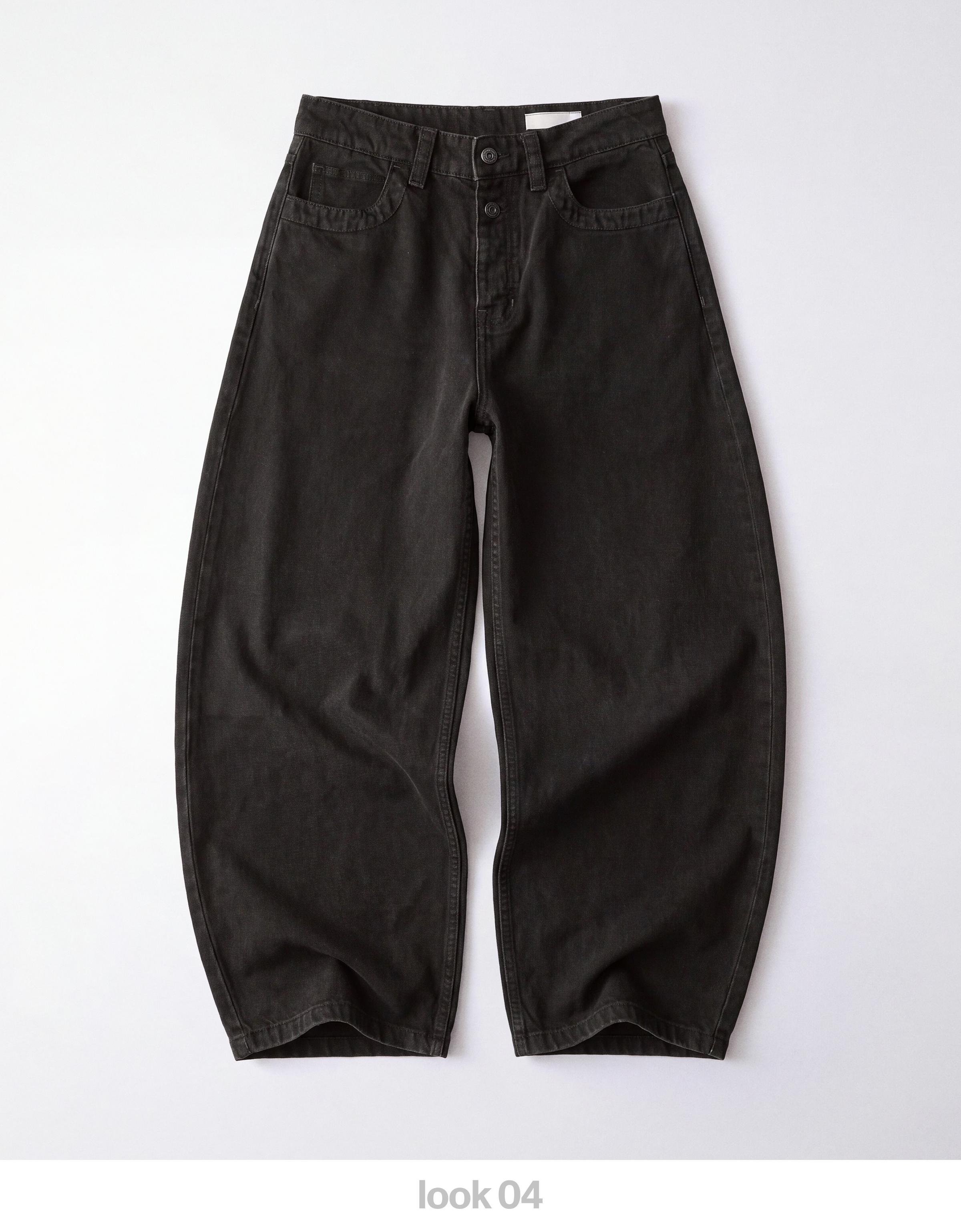 Barrel fit jeans — Black