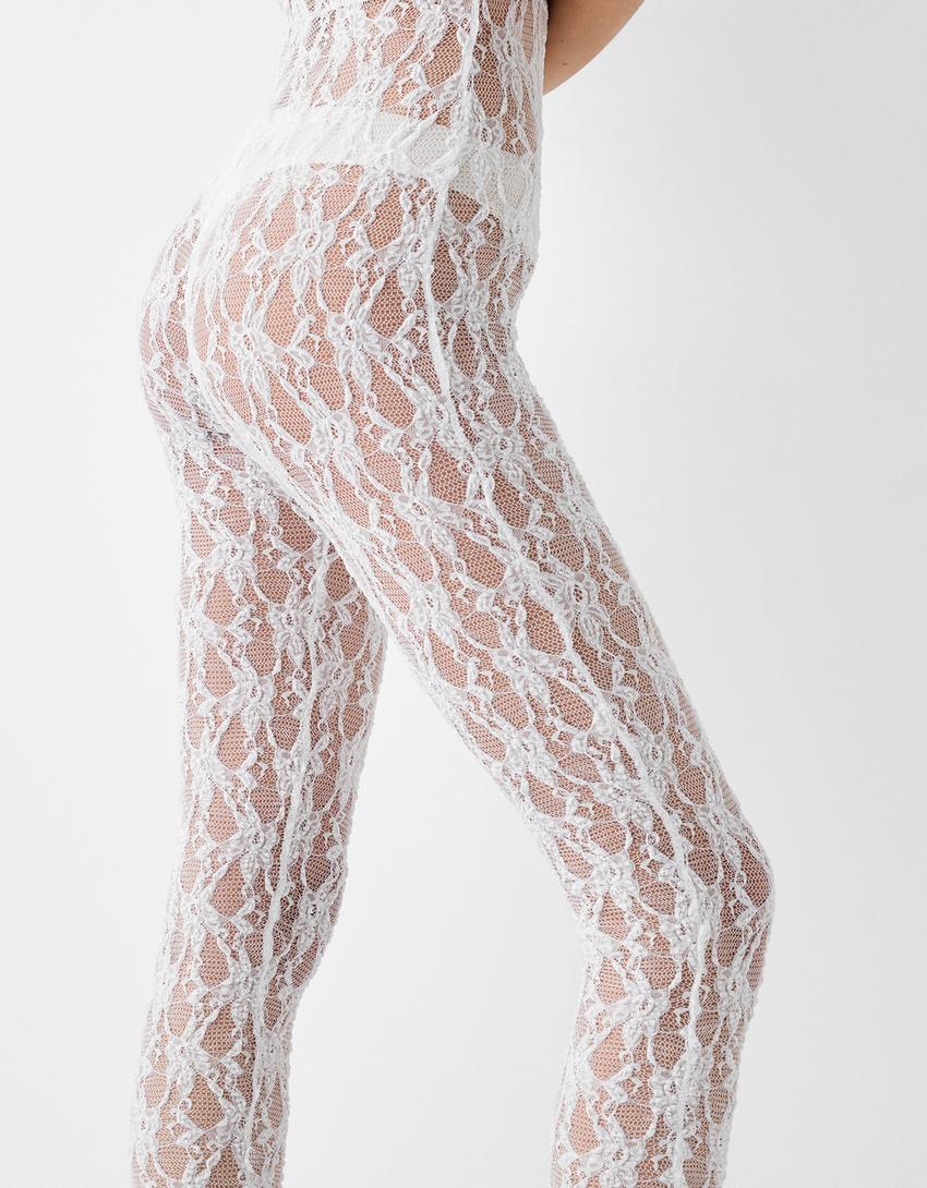 Macacão renda justo-Branco-5