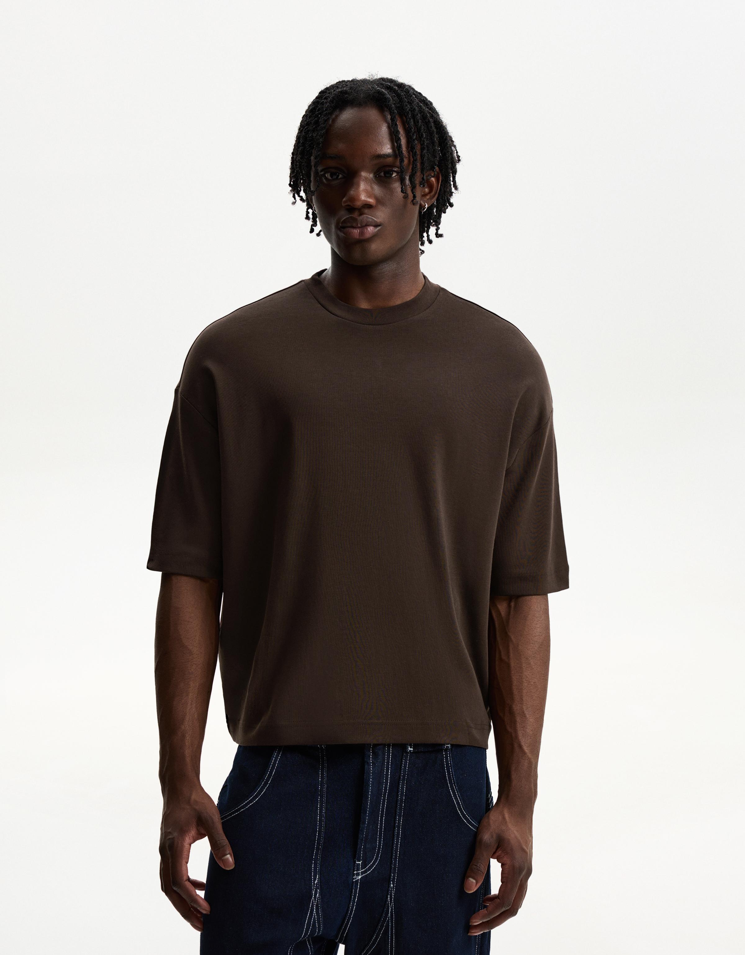 Boxy short sleeve T-shirt - Men | Bershka