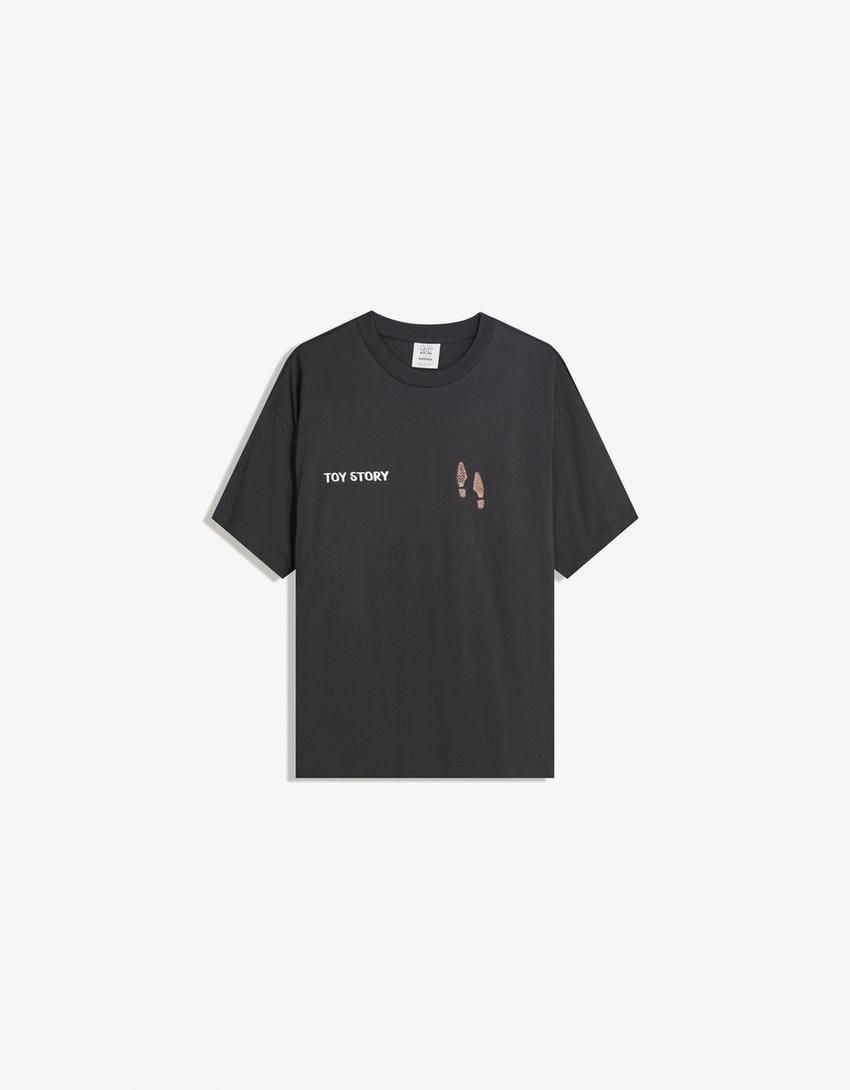 Camiseta Toy Story manga corta-Gris oscuro-4
