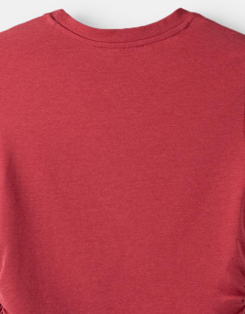 T-shirt à manches courtes-Fuchsia-5