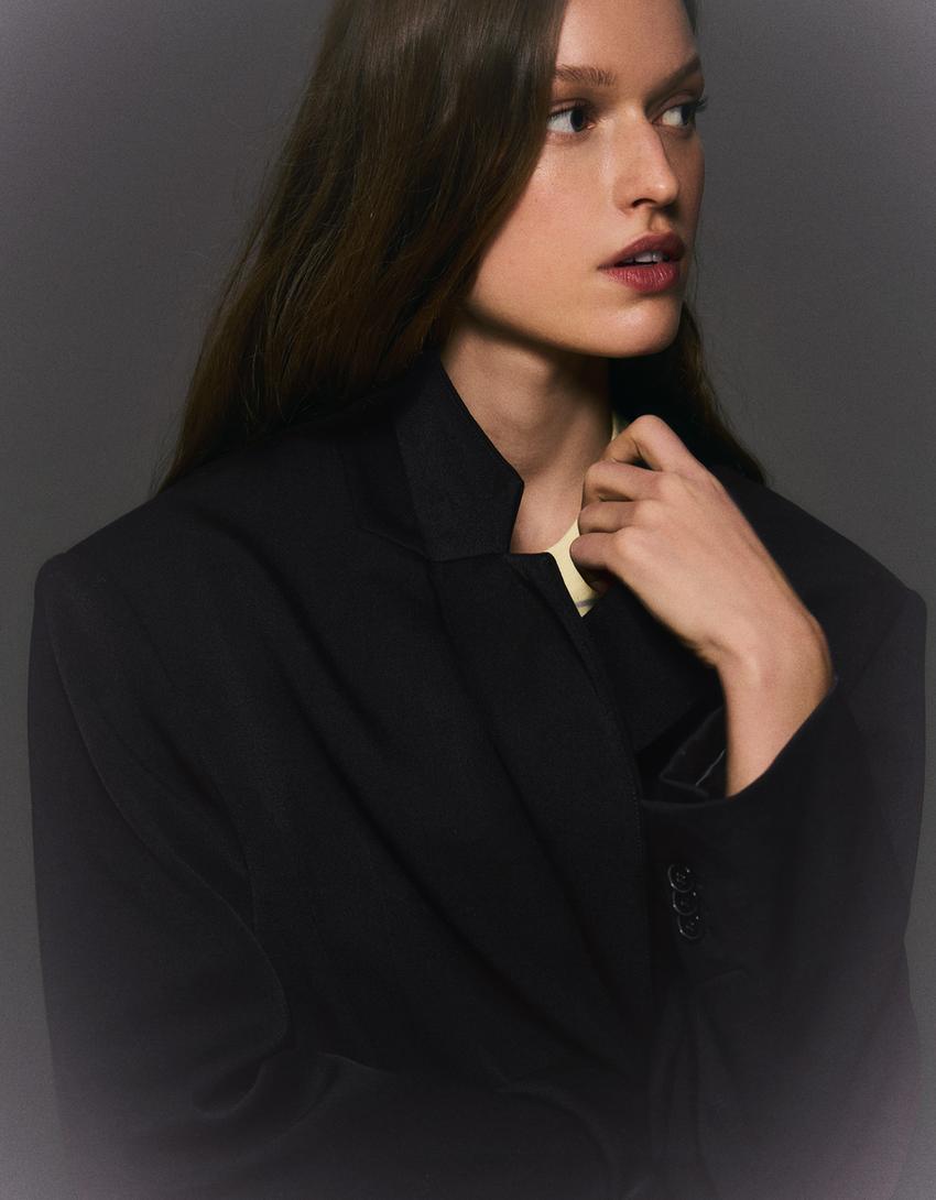 Blazer oversize-Negro