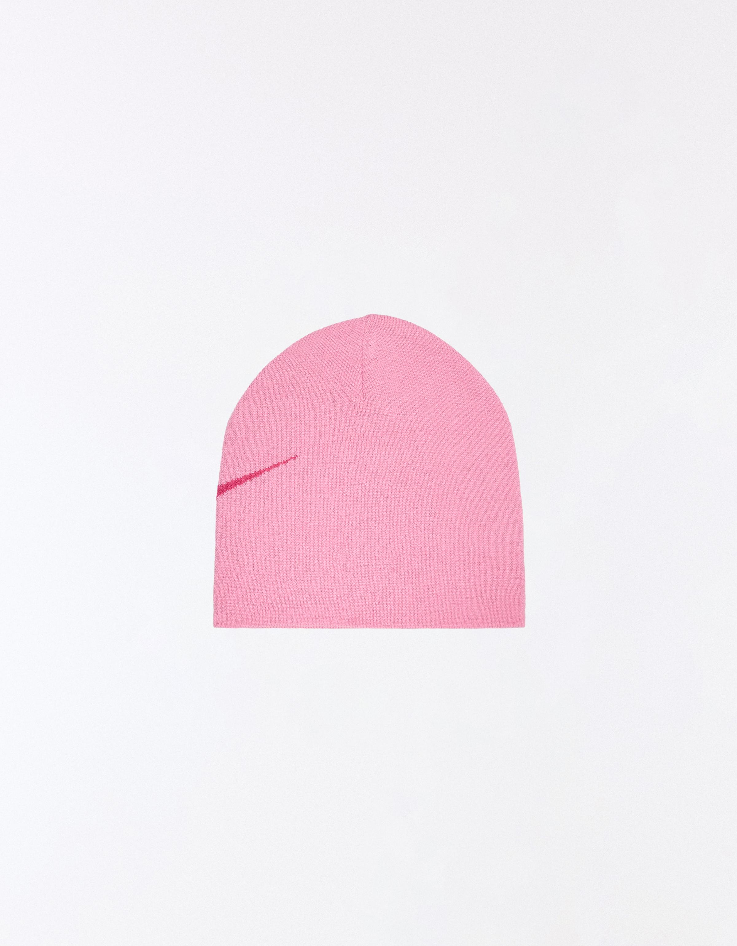 Star knit beanie — Pink