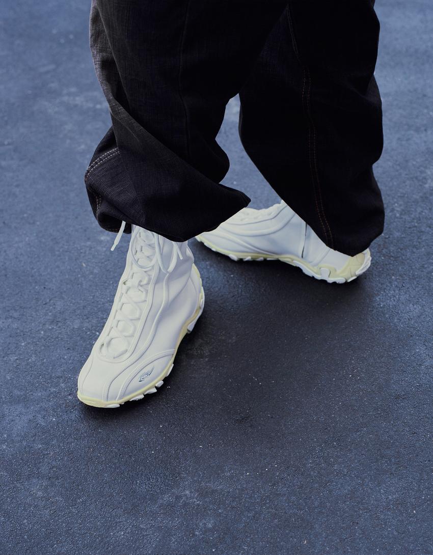 Boxschuhe ohne Kern-Weiss