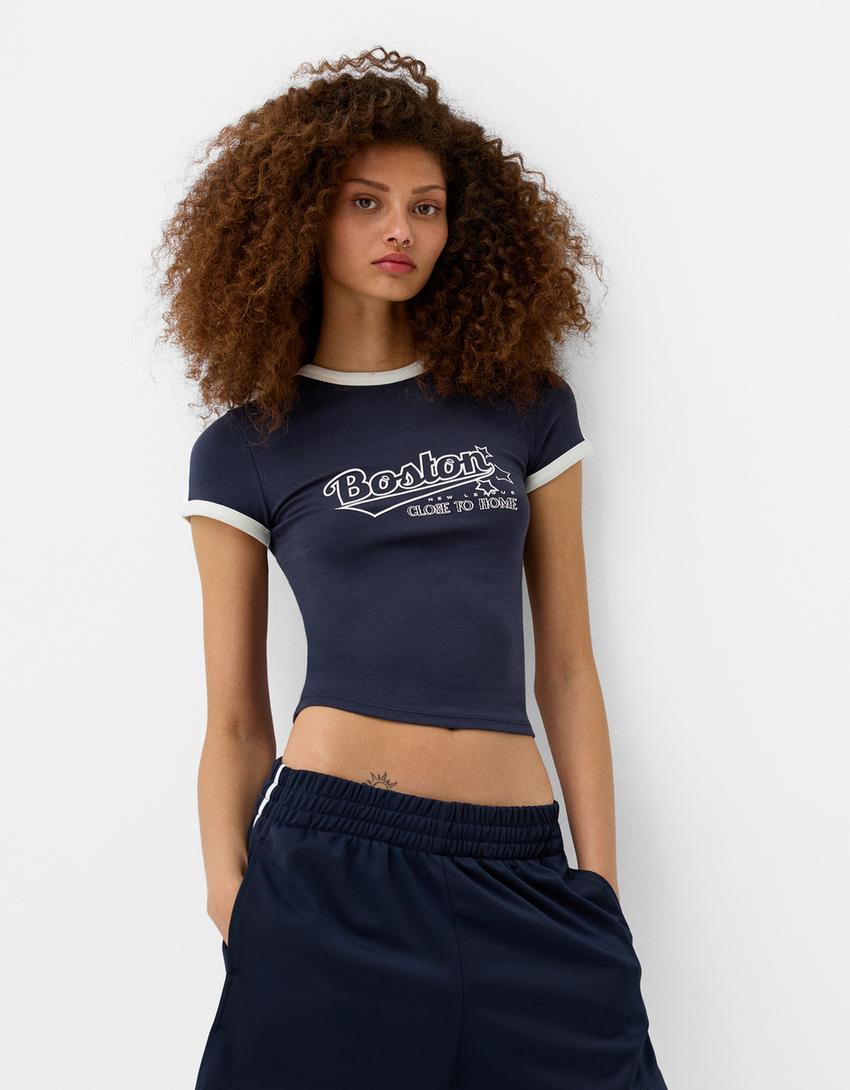 под юбкой ретро Шорты в стиле ретро с полосами по бокам - Юбки и Шорты - Для женщин | Bershka