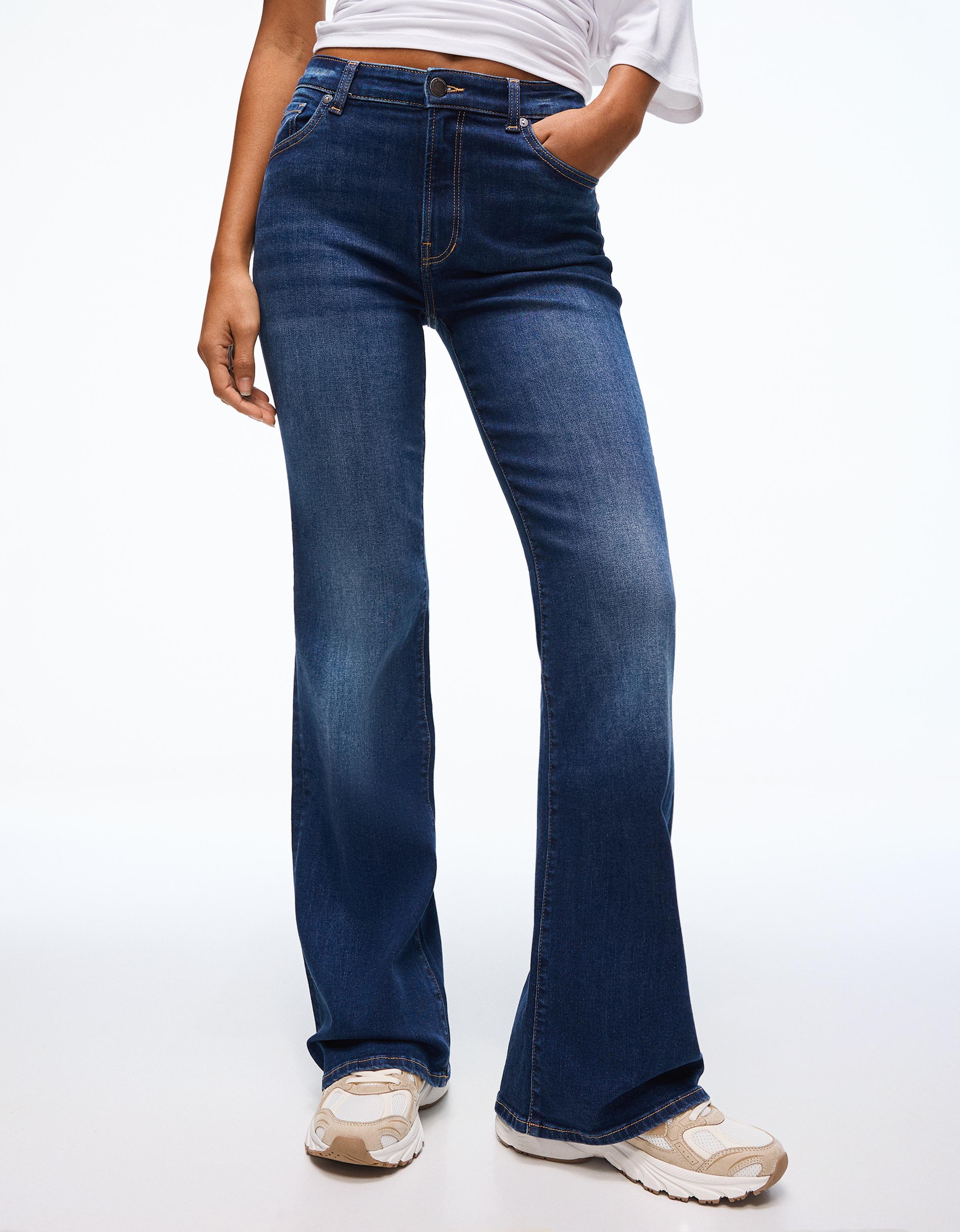 Yüksek bel flare fit jean - Görsel 38