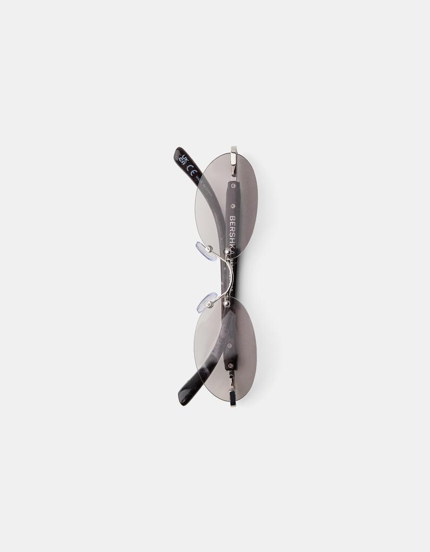 Metallic sunglasses-Grey-4