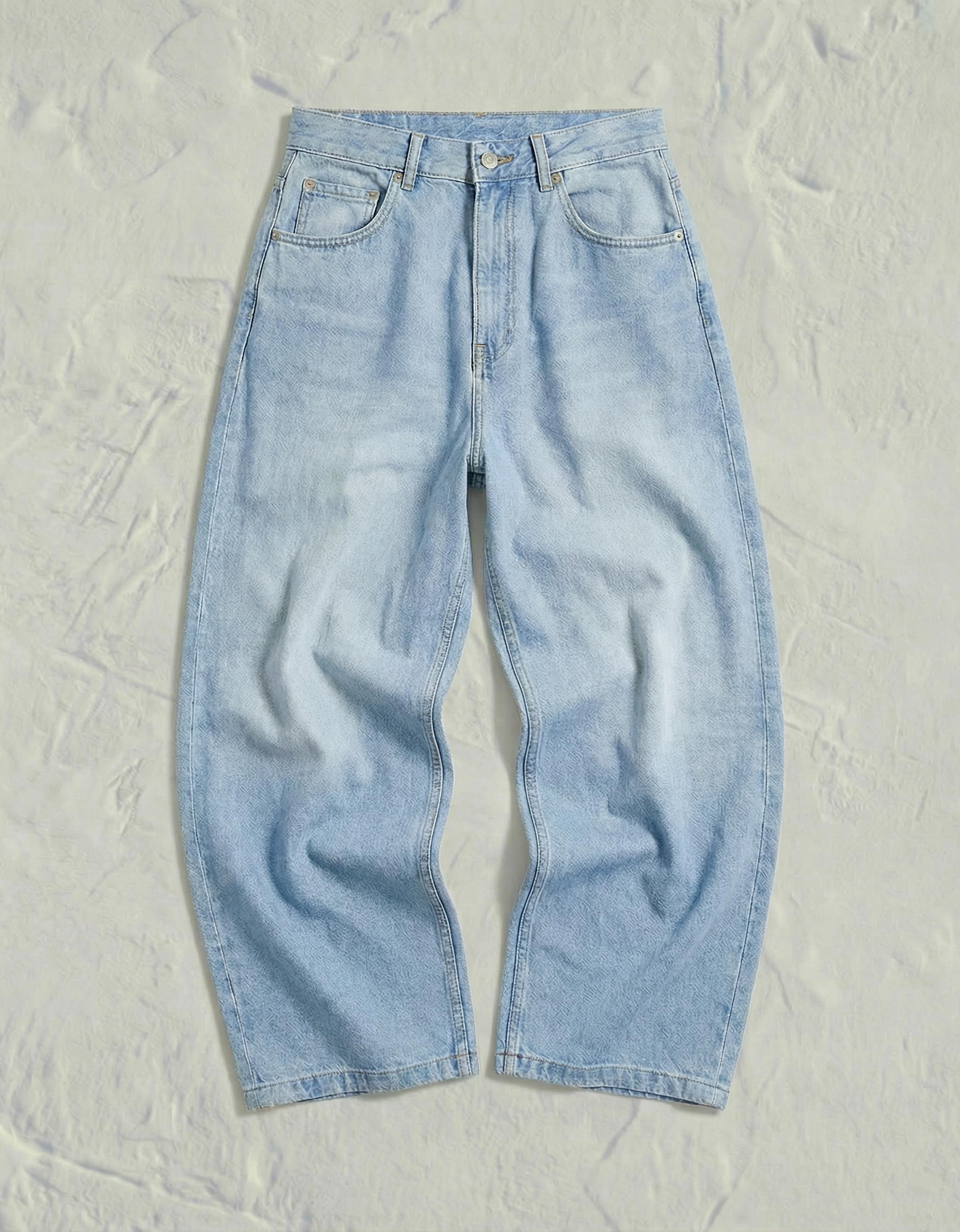 Yüksek bel barrel fit jean - Görsel 19