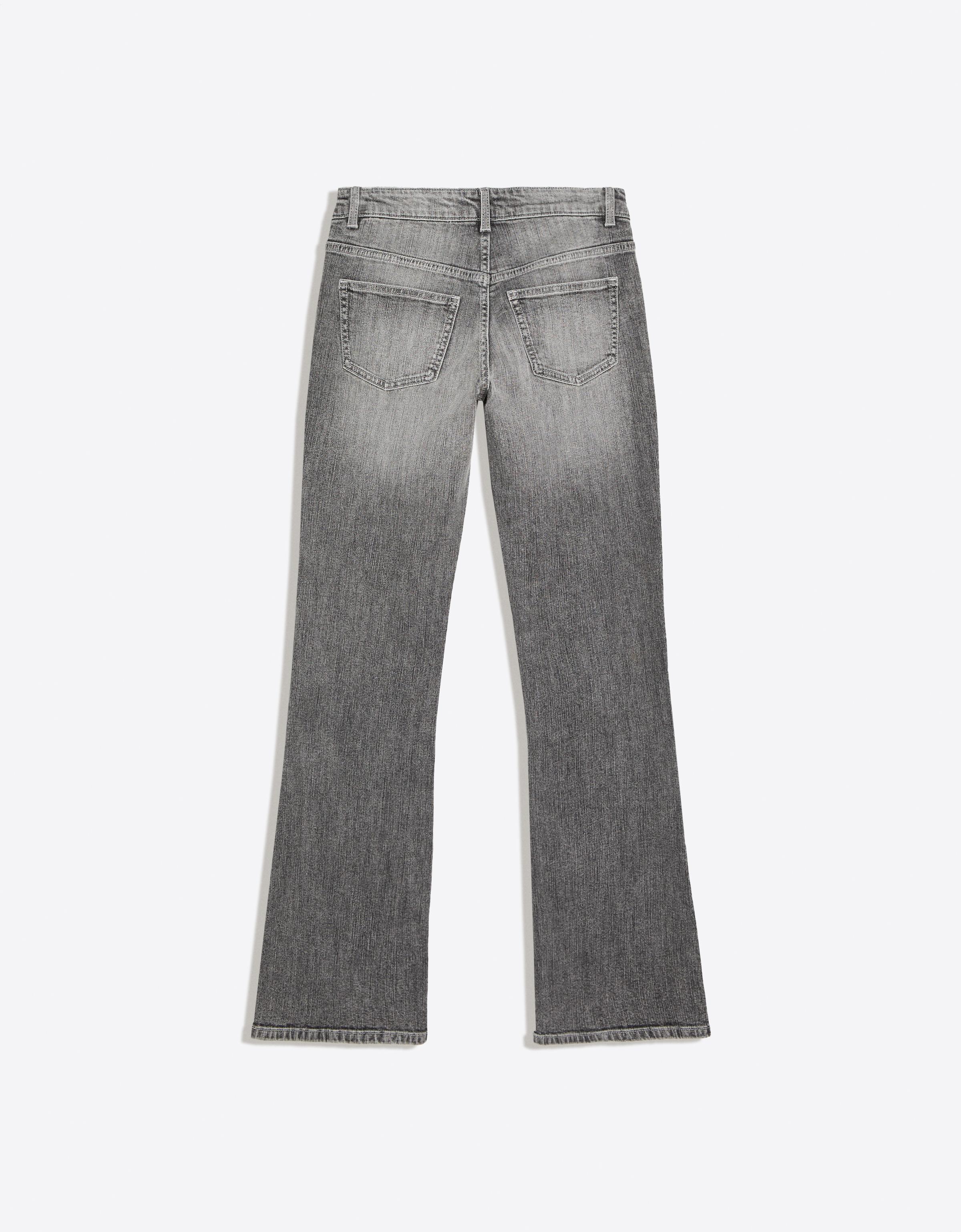 Low-rise slim fit boot-cut jeans — Grey
