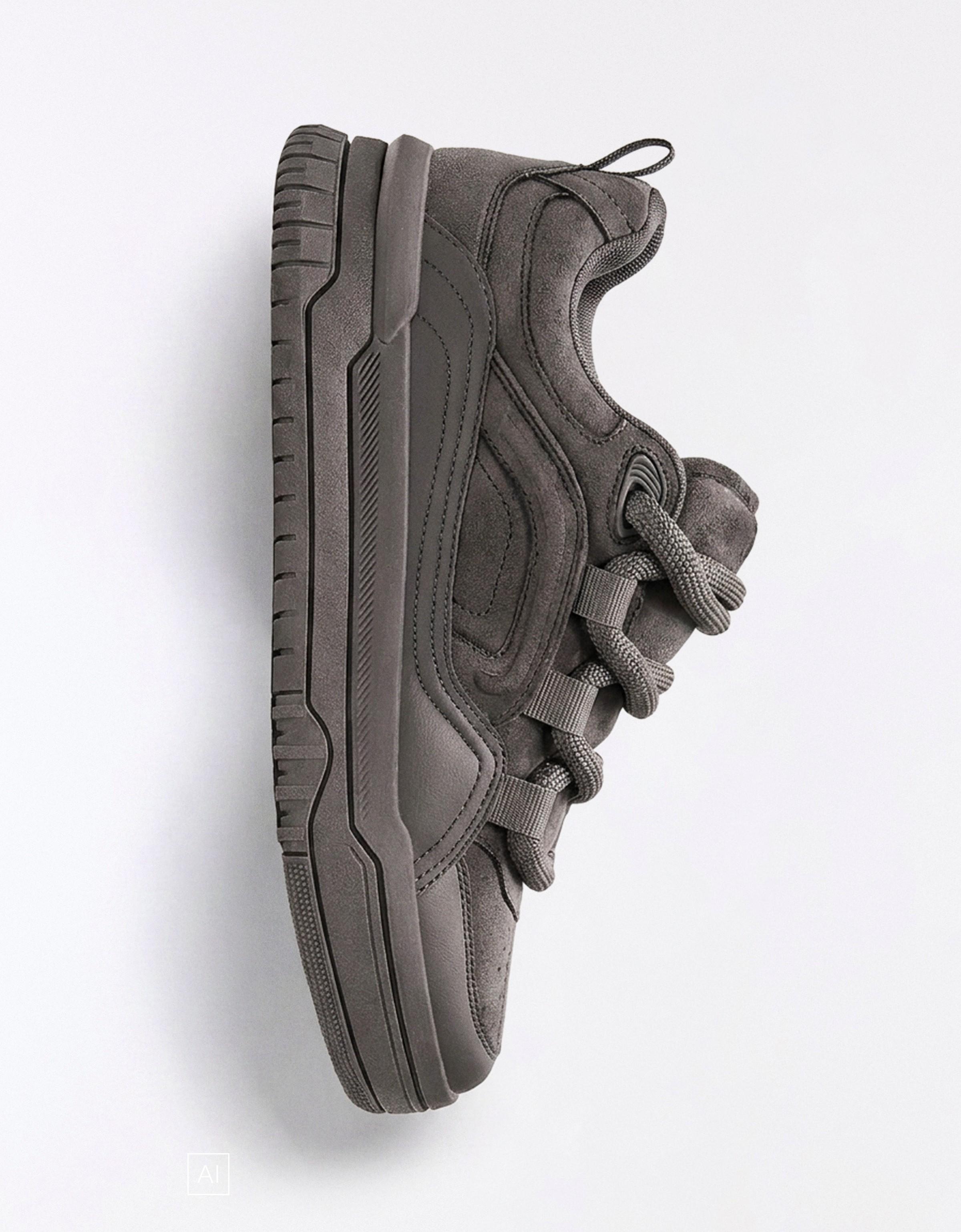 SKATE TRAINERS — Grey