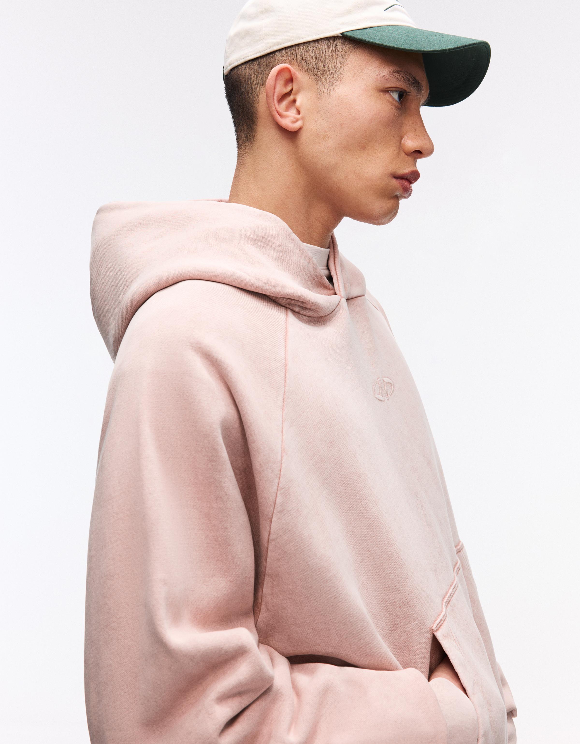 Boxy fit kapüşonlu sweatshirt