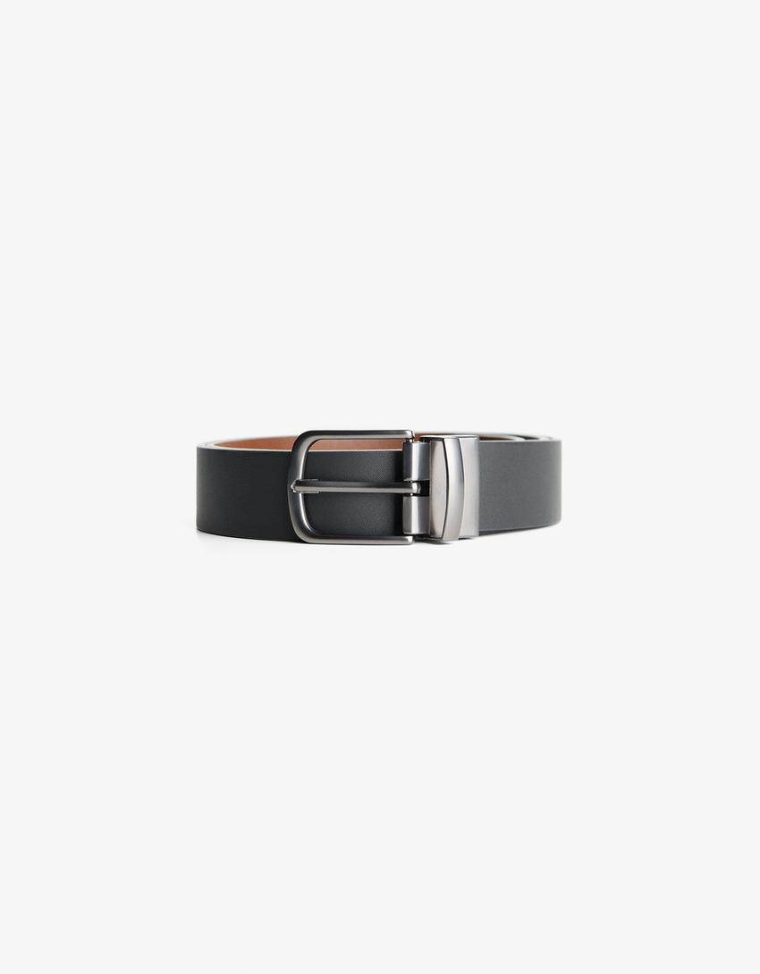 Reversible wide belt-Black