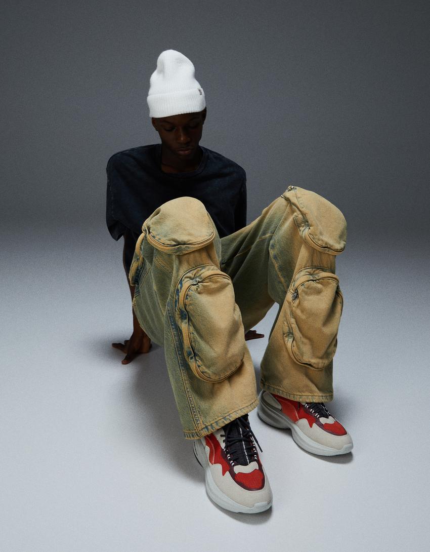 Sneakers pièces techniques-Multicouleur-1
