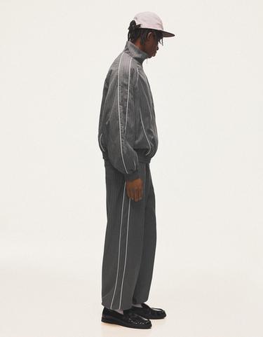 Pinstripe joggers — Mixed gray 5