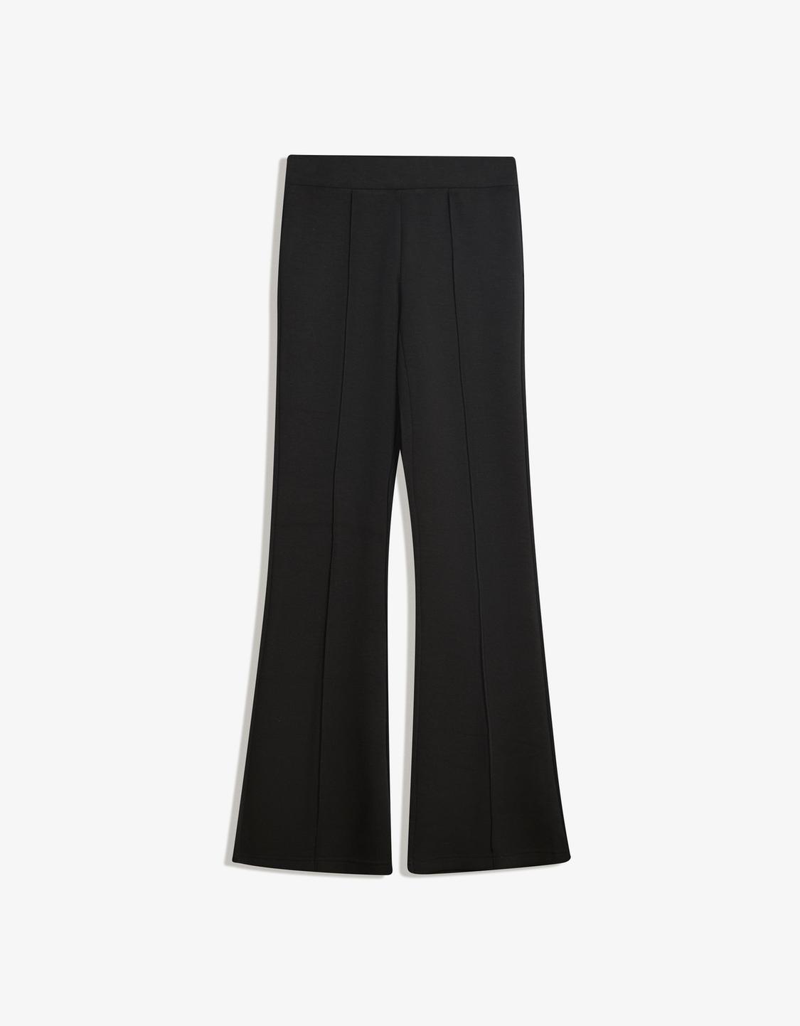 Modal flare trousers