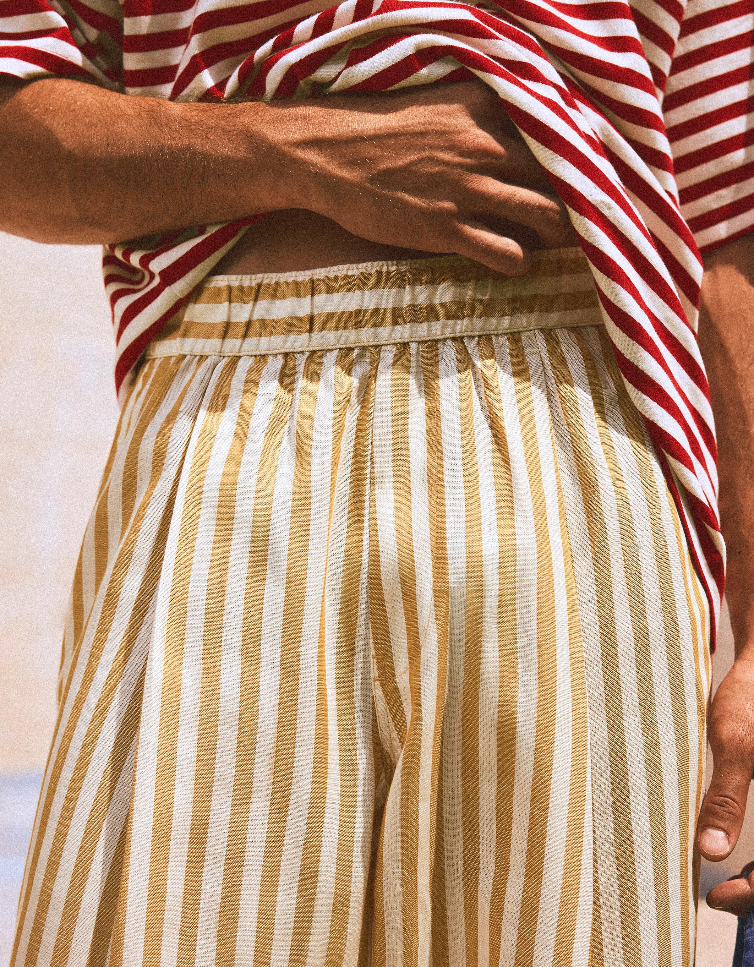 Super baggy pyjama-style trousers — Camel