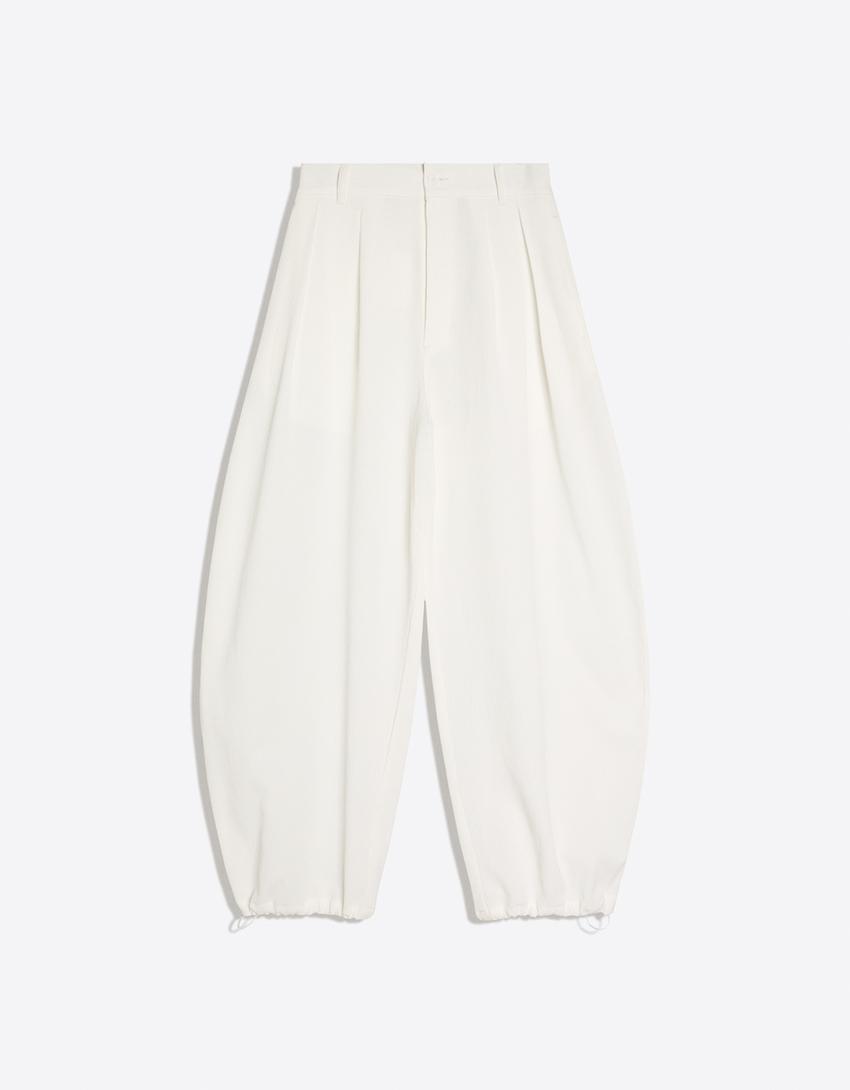Home Base Polish — Super baggy pleated semi-joggers
