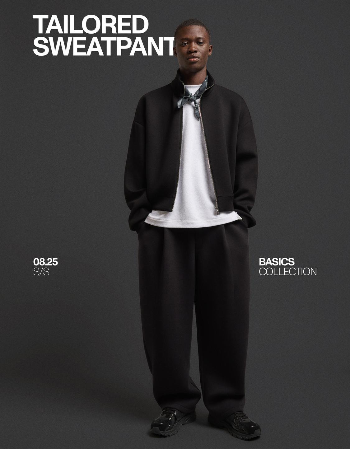 Technical trousers with darts