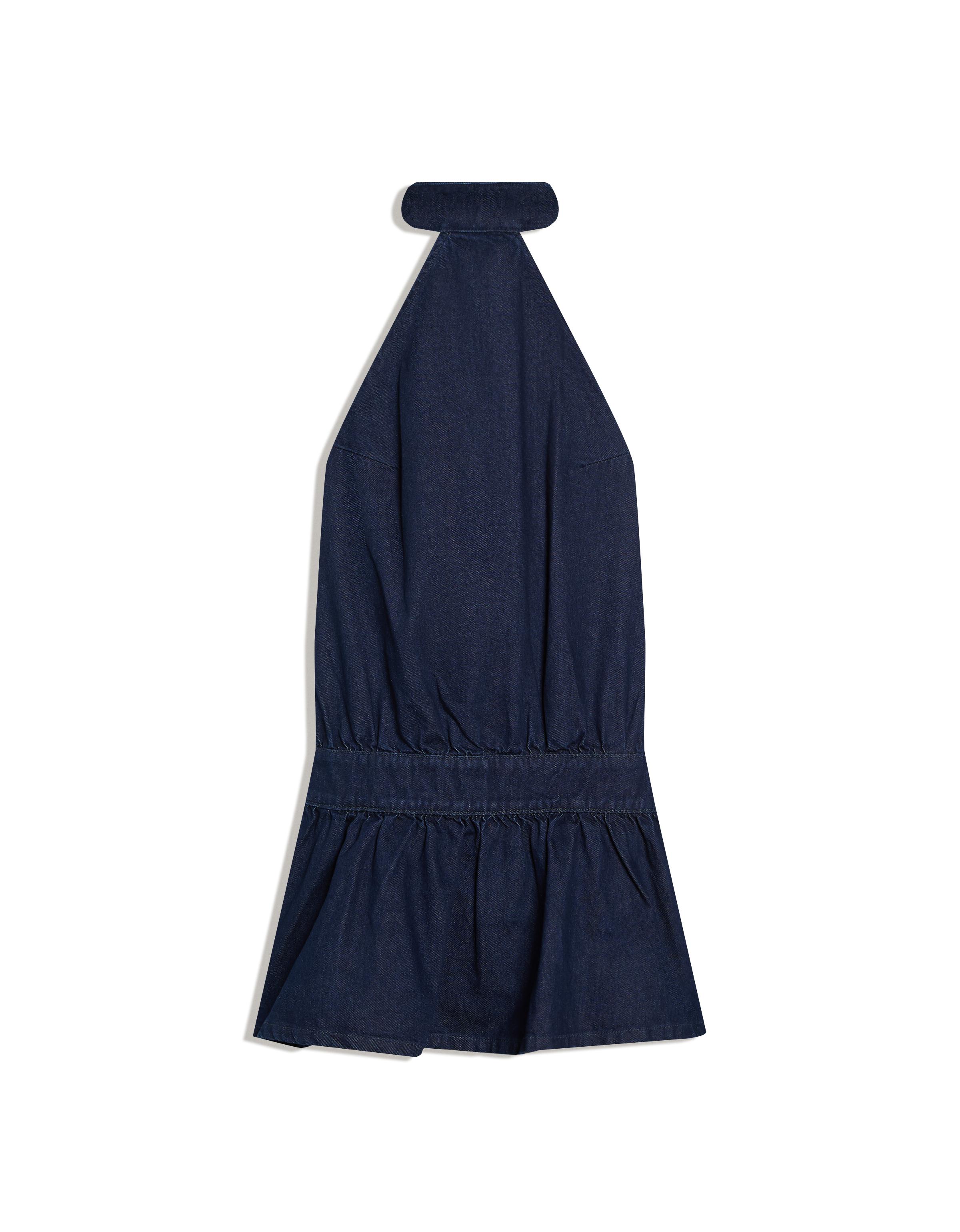 Denim mini elbise - Görsel 8