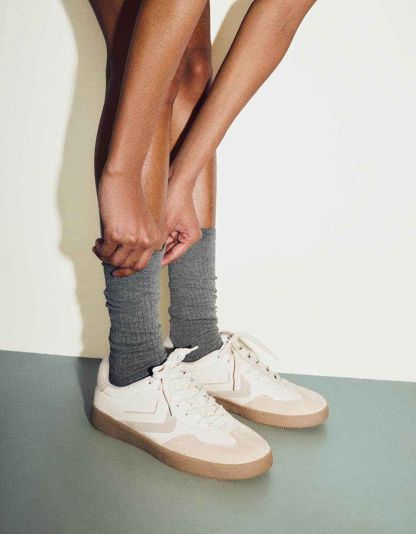 Zapatillas retro-Blanco