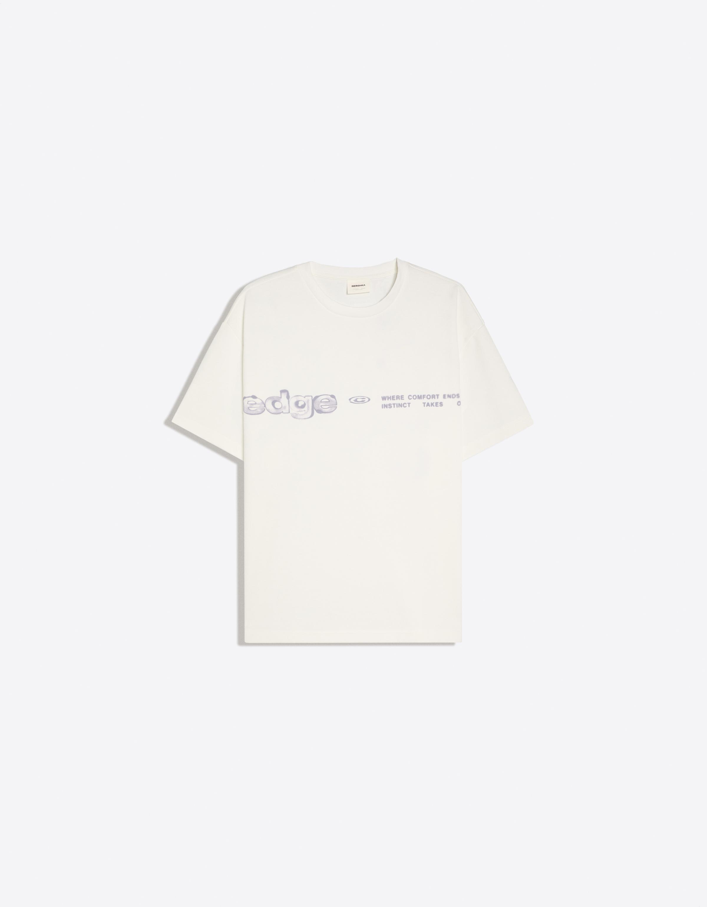 Relaxed fit printed T-shirt — White