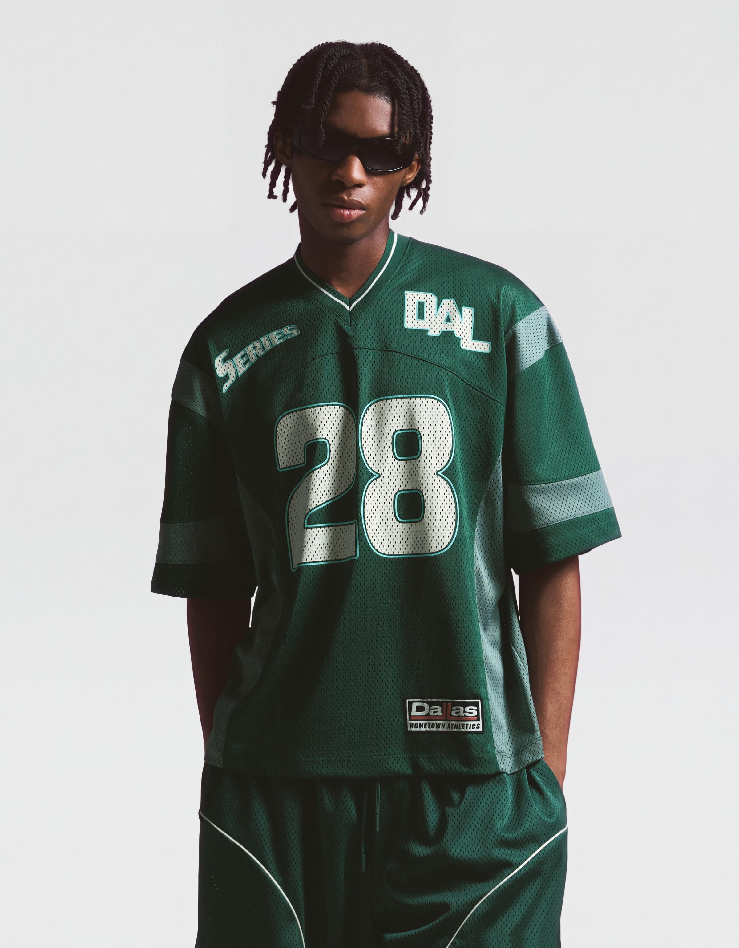Short sleeve mesh T-shirt — Green