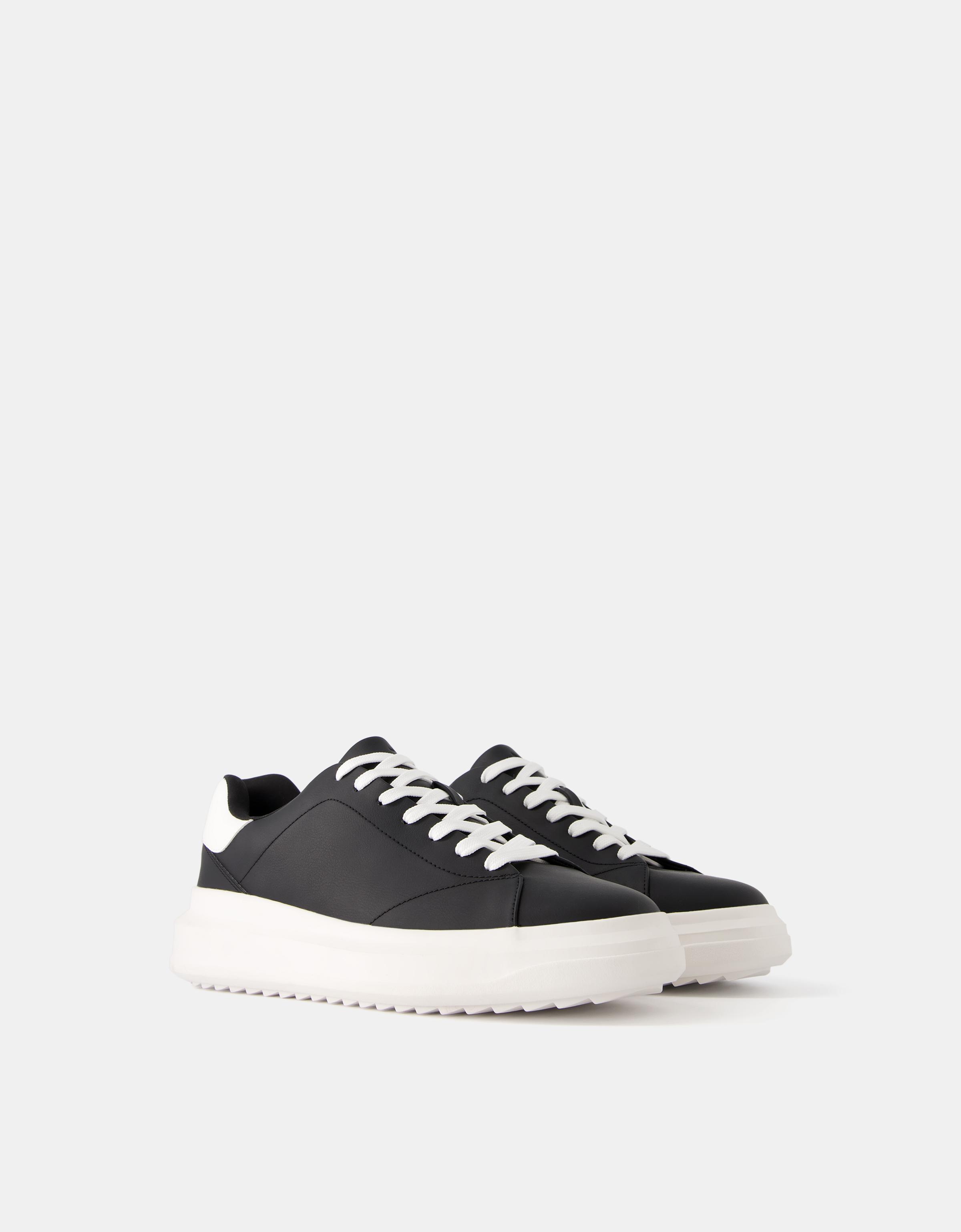 Bershka Herren-Chunky-Sneaker. Herren 41 Schwarz