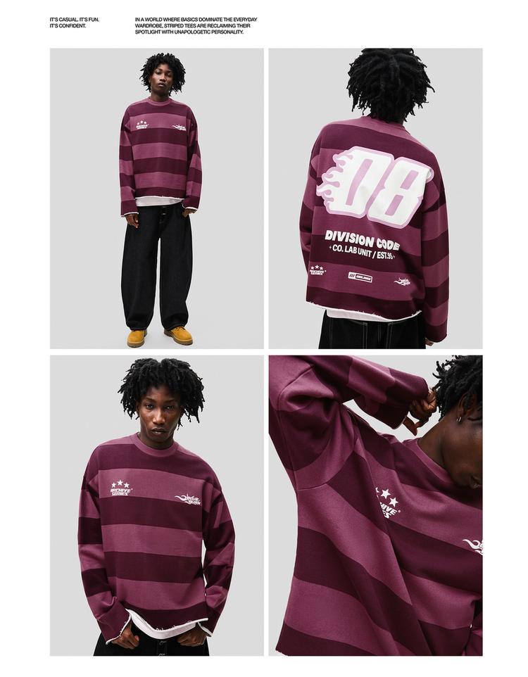 Printed plush sweatshirt