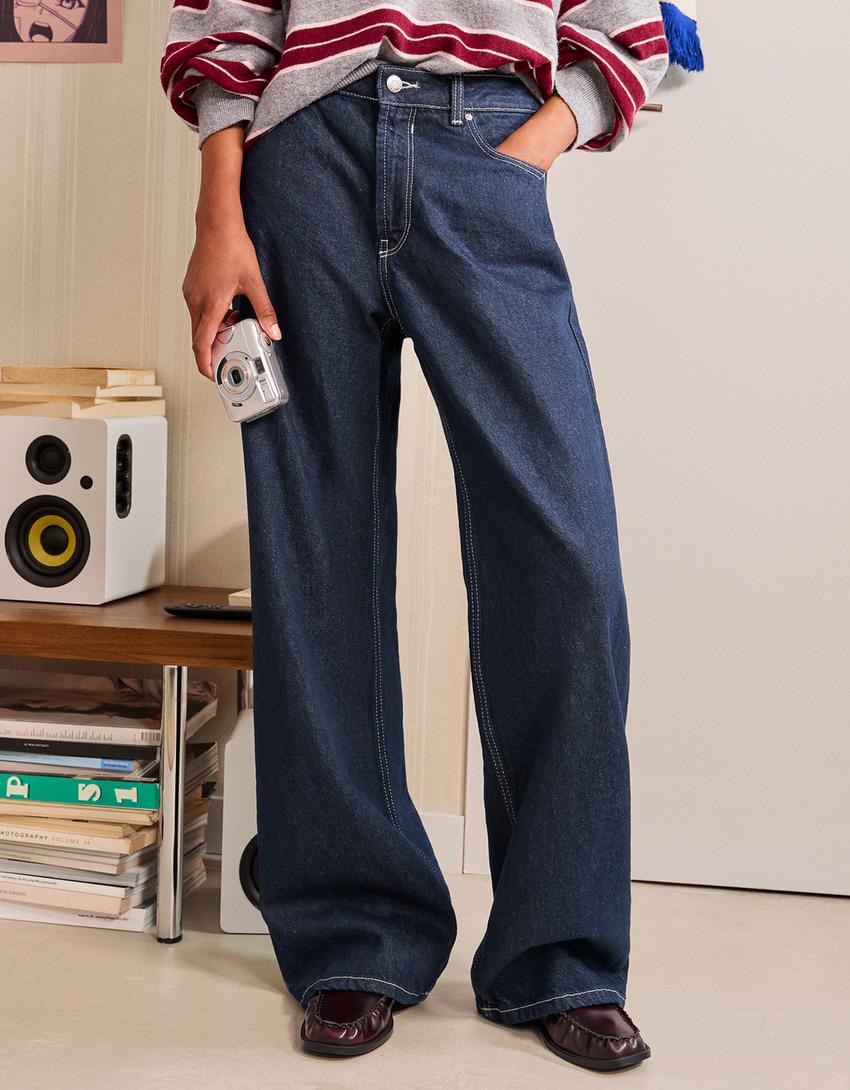 Baggy jeans-Navy-2