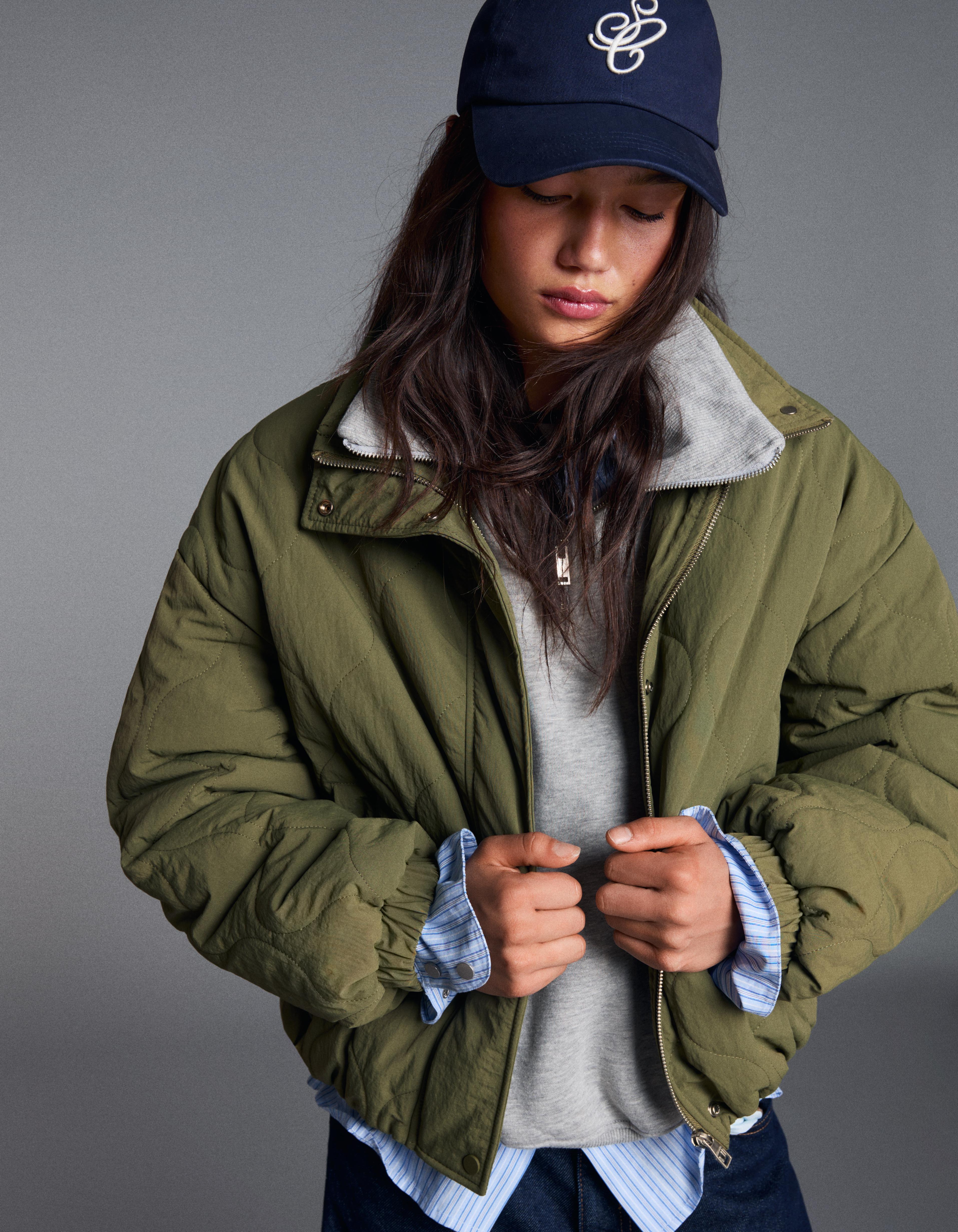 Padded jacket — Khaki